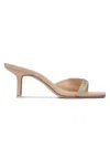 Black Suede Studio Onyx Slide Sandal In Blush Leather