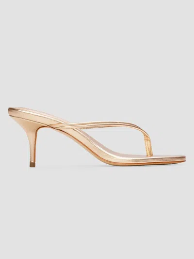 BLACK SUEDE STUDIO WOMEN'S MARCI 65MM METALLIC SANDALS