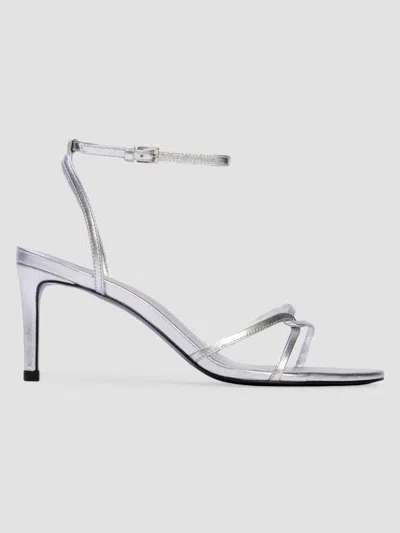 BLACK SUEDE STUDIO WOMEN'S MILEY 70MM METALLIC SANDALS