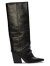 Black Suede Studio Nev 100 Leather Boot In Black