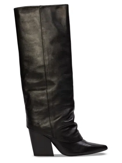 BLACK SUEDE STUDIO WOMEN'S NEV 100 LEATHER WESTERN BOOTS