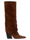 Black Suede Studio Nev 100 Boot In Brown