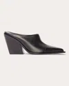 Black Suede Studio Women's Noa Western Mules In Black