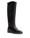 Black Suede Studio Pace Tall Boot In Black