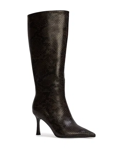 BLACK SUEDE STUDIO WOMEN'S POINTED BOOTS