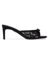 Black Suede Studio Rita Slide Sandal In Black