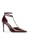 Black Suede Studio Women's Ruby Pumps In Burgundy