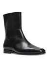 Black Suede Studio Aries Leather Boots In Black