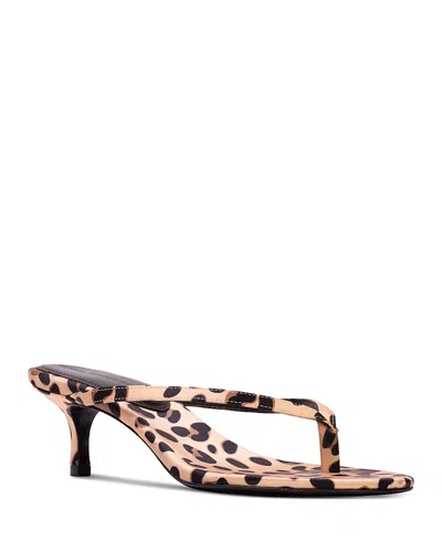 Black Suede Studio Women's Tash 50 Sandals In Animal Print