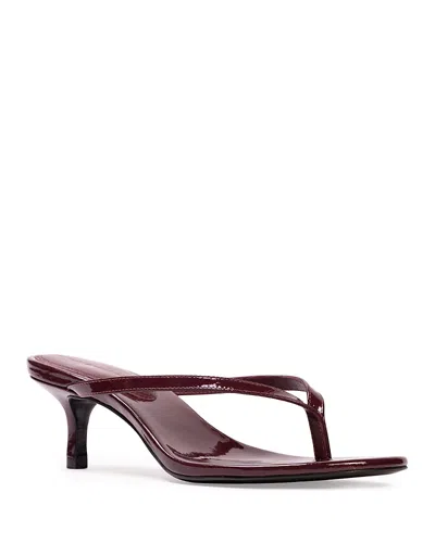 Black Suede Studio Women's Tash 50 Sandals In Burgundy