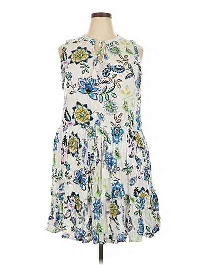 Pre-owned Black Tape_ Casual Dress In Blue