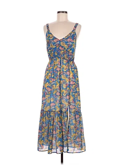 Pre-owned Black Tape_ Casual Dress In Blue