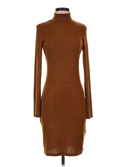 Pre-owned Black Tape_ Casual Dress In Brown