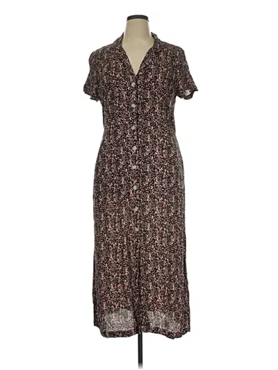 Pre-owned Black Tape_ Casual Dress In Brown