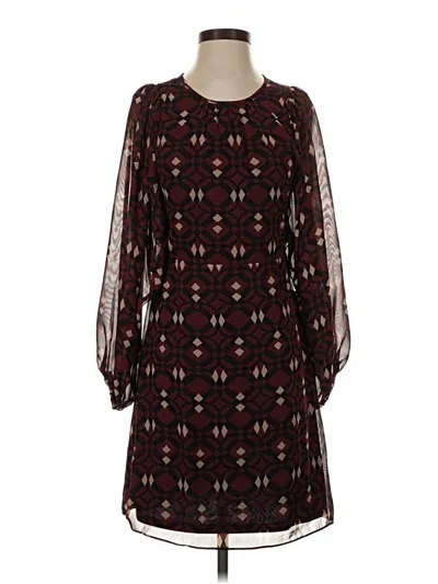 Pre-owned Black Tape_ Casual Dress In Burgundy