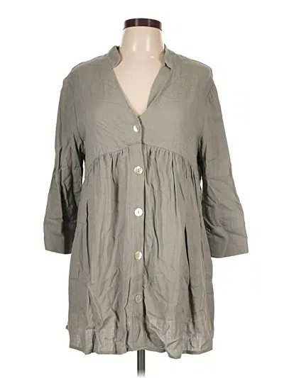 Pre-owned Black Tape_ Casual Dress In Gray