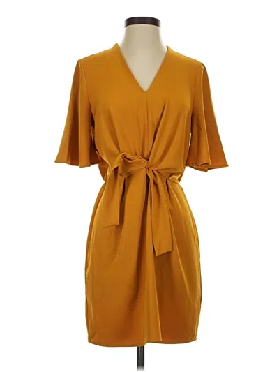 Pre-owned Black Tape_ Casual Dress In Tan