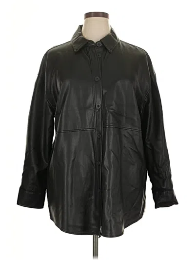 Pre-owned Black Tape_ Coat In Black