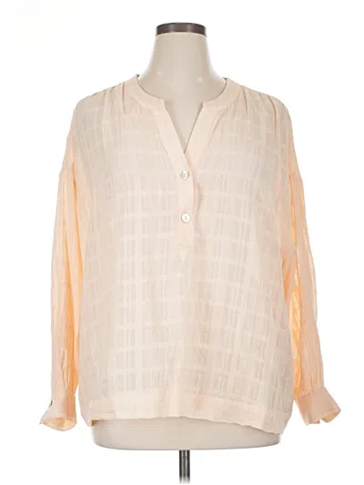 Pre-owned Black Tape_ Long Sleeve Blouse In Ivory