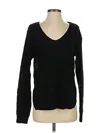 Black Tape_ Pullover Sweater In Black