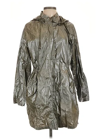 Pre-owned Black Tape_ Raincoat In Green