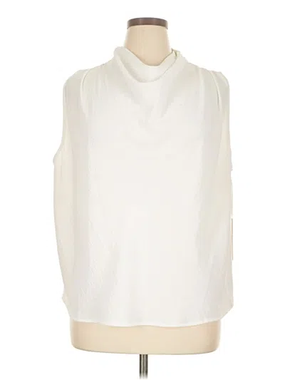 Pre-owned Black Tape_ Sleeveless Blouse In Ivory