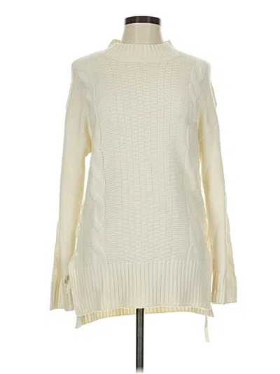 Pre-owned Black Tape_ Turtleneck Sweater In White