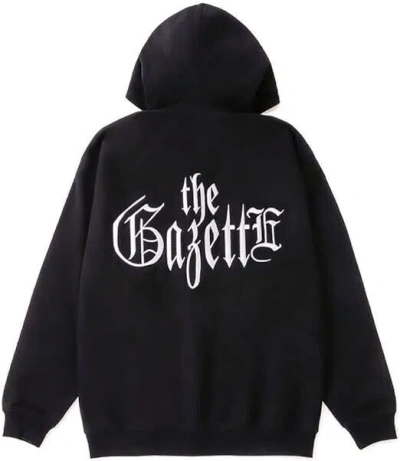 Pre-owned Black The Gazette Logo Hoodie  Moral Rad Market Logo White Hoodie 202401a
