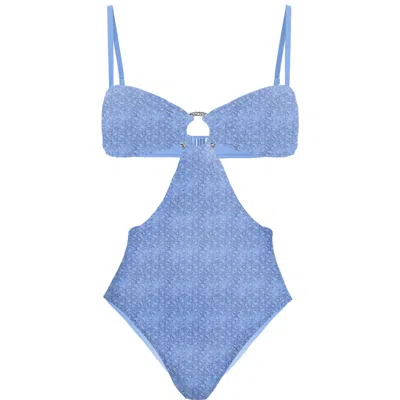 Blackbough Swim Women's Blue Raya One Piece / Oceania Crochet