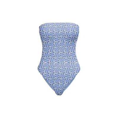 Blackbough Swim Women's Blue Scarlet One Piece / Il Pesce