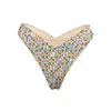 Blackbough Swim Women's Maie Ruched Medium Bottoms / Conch Crush