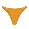 Blackbough Swim Women's Orange Riri Double Ring Cheeky Bottoms / Mango In Orange
