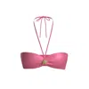 Blackbough Swim Women's Pink Ariel Tie-back Top / Beso In Pink