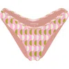 Blackbough Swim Women's Pink Lydia Classic Medium Bottoms / Slopes In Pink