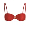 Blackbough Swim Women's Simone Underwire Top / Red Hot Gloss In Red