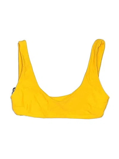Pre-owned Blackbough Swimsuit Top Yellow Swimwear