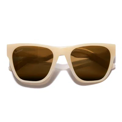 Blackburn Women's Neutrals Avery - Marble Sunset Square Sunglasses
