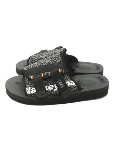 Pre-owned Blackeyepatch Suicoke Collab Reflector Slides Sandals In Black