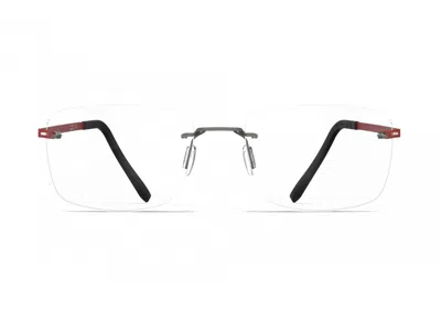 Blackfin Aero Loop B2-p1 Rimless Eyeglasses In Gray
