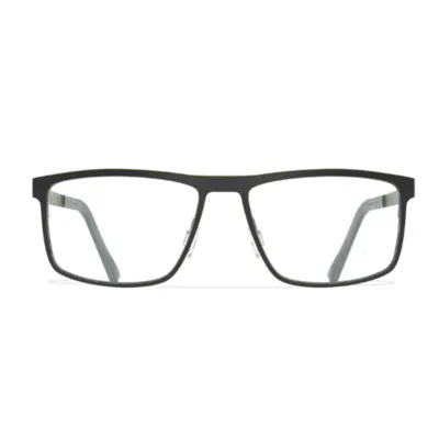 Blackfin Bf1001 Kingston Rectangular Frame Eyeglasses With Textured Temples In White