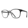 Blackfin Bf1025 Seward Rectangular Grey Eyeglasses With Matte Finish In Neutral