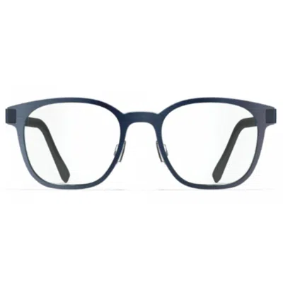 Blackfin Bf1025 Seward Square Frame Titanium Eyeglasses With Adjustable Nose Pads In Green
