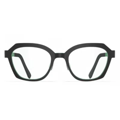 Blackfin Bf1049 Magdalen Sleek Modern Eyeglasses With Rounded Square Frame In Black