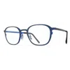 Blackfin Bf1053 Lofoten Rectangular Titanium Beta Sunglasses With Two-tone Design In Pattern