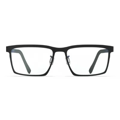 Blackfin Bf1061 Irvine Rectangular Eyeglasses With Lightweight Titanium Frame In Black