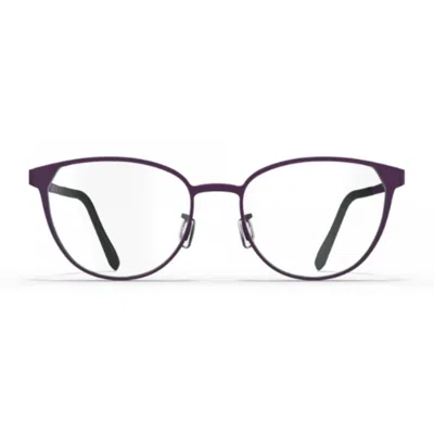 Blackfin Bf1080 Melrose Sleek Beta Titanium Cat-eye Eyeglasses In Metallic