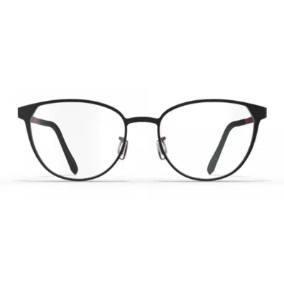 Blackfin Bf1080 Melrose Sleek Cat-eye Eyeglasses With Adjustable Nose Pads In Brown