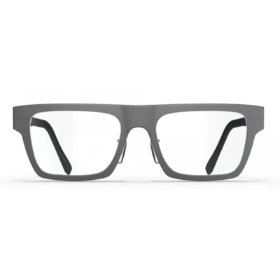 Blackfin Bf1089 Knightsbridge Matte Finish Grey Titanium Eyeglasses With Adjustable Nose Pads In Black