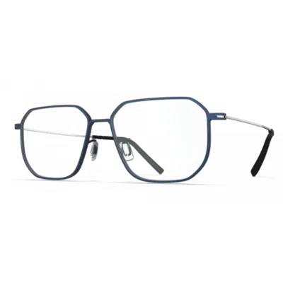 Blackfin Bf1092 Mendocino Sleek Geometric Frame Eyewear With Adjustable Nose Pads In Blue