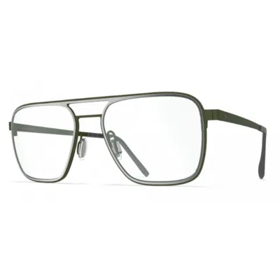Blackfin Bf868 Ventura Rectangular Frame Eyeglasses With Double Bridge Design In Blue